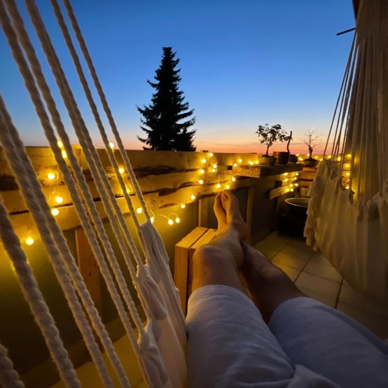 Lighting EVER Globe String Lights Battery Operated, 16.4ft 50 LED Small Ball Decorative Fairy Light with Remote and Timer, Hanging for Bedroom, Teen Room, Dorm, Teepee, Balcony, Camping Tent - Image 4